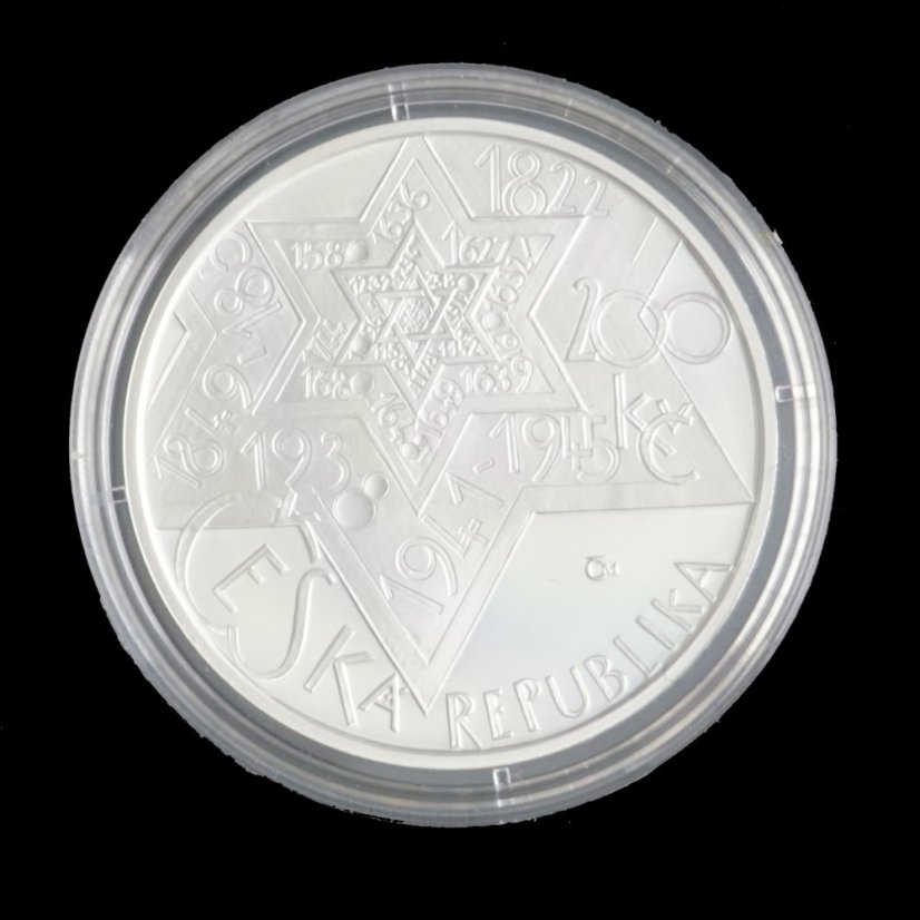 Stříbrná mince 200 Kč 2009 Rabí Jehuda Löw