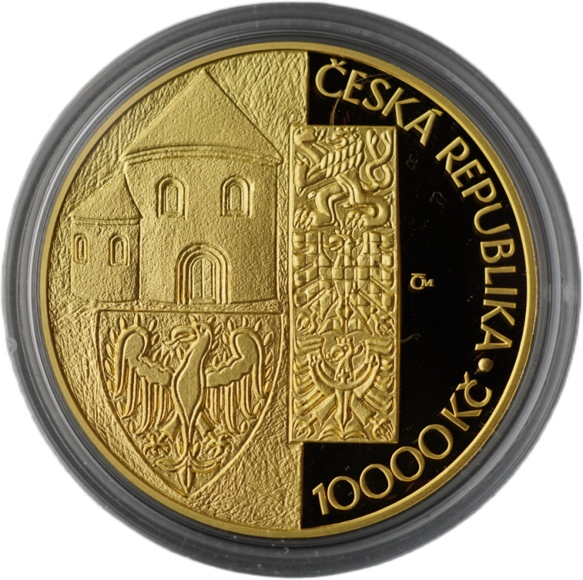Zlatá mince 10000 Kč 2025 začátek vlády knížete Václava