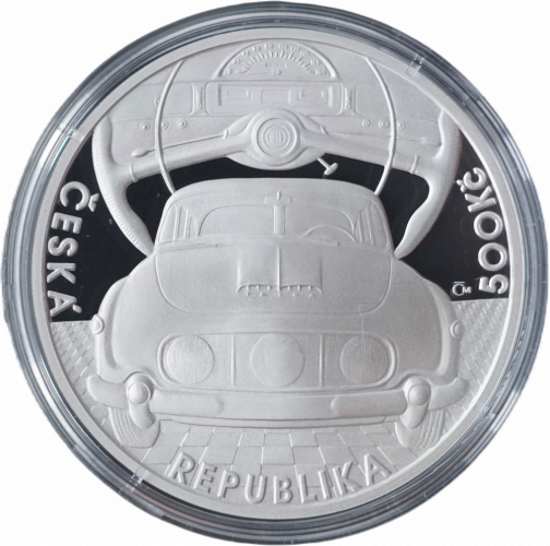 Stříbrná mince 500Kč 2023 Osobní automobil Tatra 603 - type: Standard