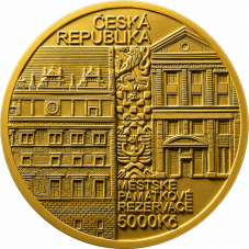 2026 - 5 000 Kč Plzeň - Městské památkové rezervace Proof