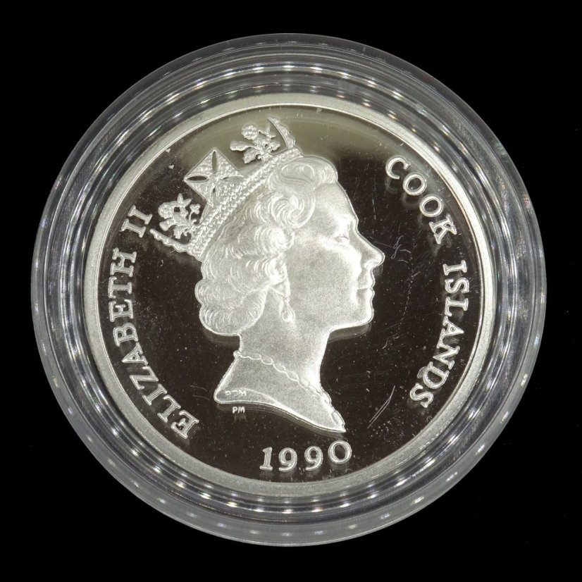 Cookovy ostrovy 10 NZD 1990 Ohrožená zvířata - Tygr