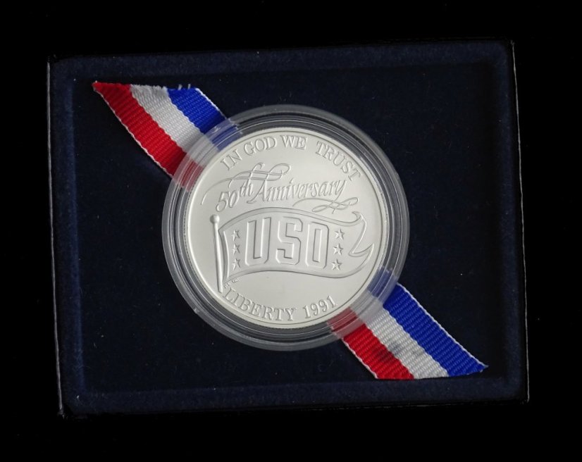 USA - 1 Dollar 1991 50th Anniversary - United Service Organizations