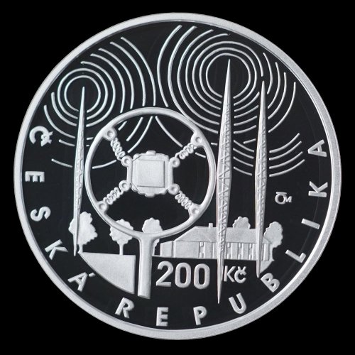 Stříbrná mince 200 Kč 2023 Zahájení pravidelného vysílání Československého rozhlasu - type: PROOF