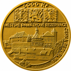 2026 - 5 000 Kč Jindřichův Hradec - Městské památkové rezervace Proof