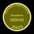 Zlatá mince 5000 Kč 2025 Štramberk