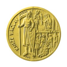 Zlatá mince 10000 Kč 2025 začátek vlády knížete Václava