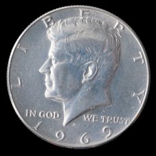 USA - 1/2 Dollar 1969 D