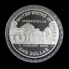 USA - 1 Dollar 1993 - 250th Anniversary - Birth of Thomas Jefferson