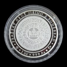 550 LET OD KORUNOVACE JIŘÍHO Z PODĚBRAD ČESKÝM KRÁLEM - STŘÍBRO - PROOF
