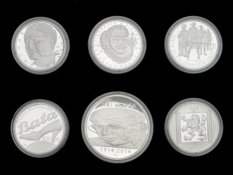 Sada stříbrných mincí rok 2014