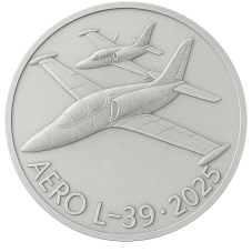 Stříbrná mince 500Kč 2025 Cvičný letoun Aero L-39 Albatros