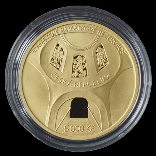 Zlatá mince 5000 Kč 2023 Hradec Králové - type: PROOF