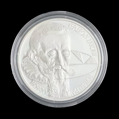 Stříbrná mince 200 Kč 2009 Keplerovy zákony - type: PROOF