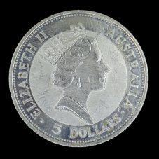 Austrálie 5 Dollars 1991 Kookaburra