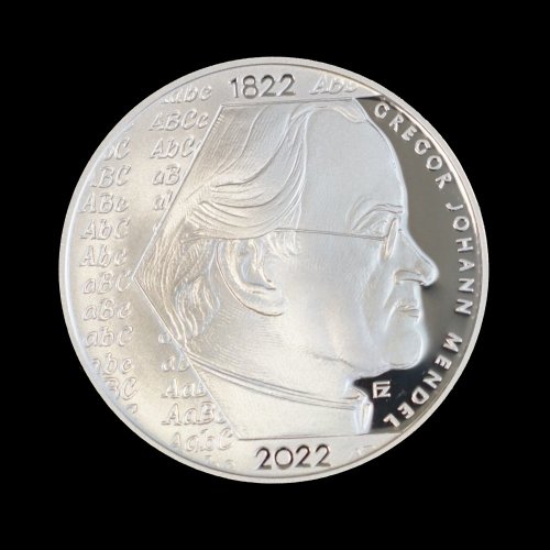 Stříbrná mince 200 Kč 2022 Gregor Mendel - type: PROOF