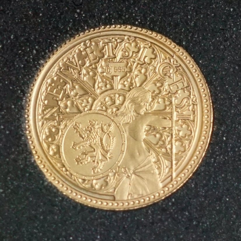 Zlatá medaile Karel IV.