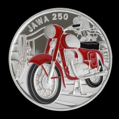 Stříbrná mince 500Kč 2022 Motocykl Jawa 250