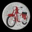 Stříbrná mince 500Kč 2022 Motocykl Jawa 250 - type: Standard
