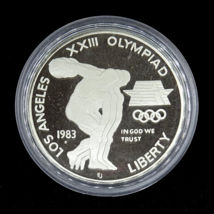 USA - 1 Dollar 1983 S Omympiad