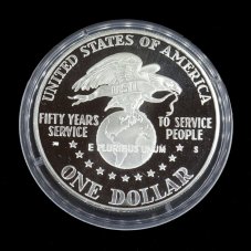 USA - 1 Dollar 1991 50th Anniversary - United Service Organizations