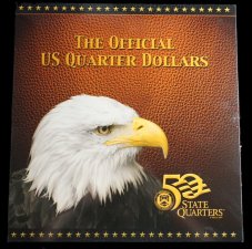USA - kompletní sada 1/4 dollaru 1999-2008 Pozlacené