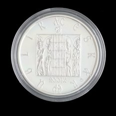 Stříbrná mince 200 Kč 2010 Sestrojení Staročeského orloje