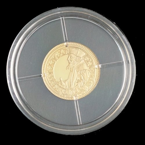 Zlatá medaile mistr Jan Hus