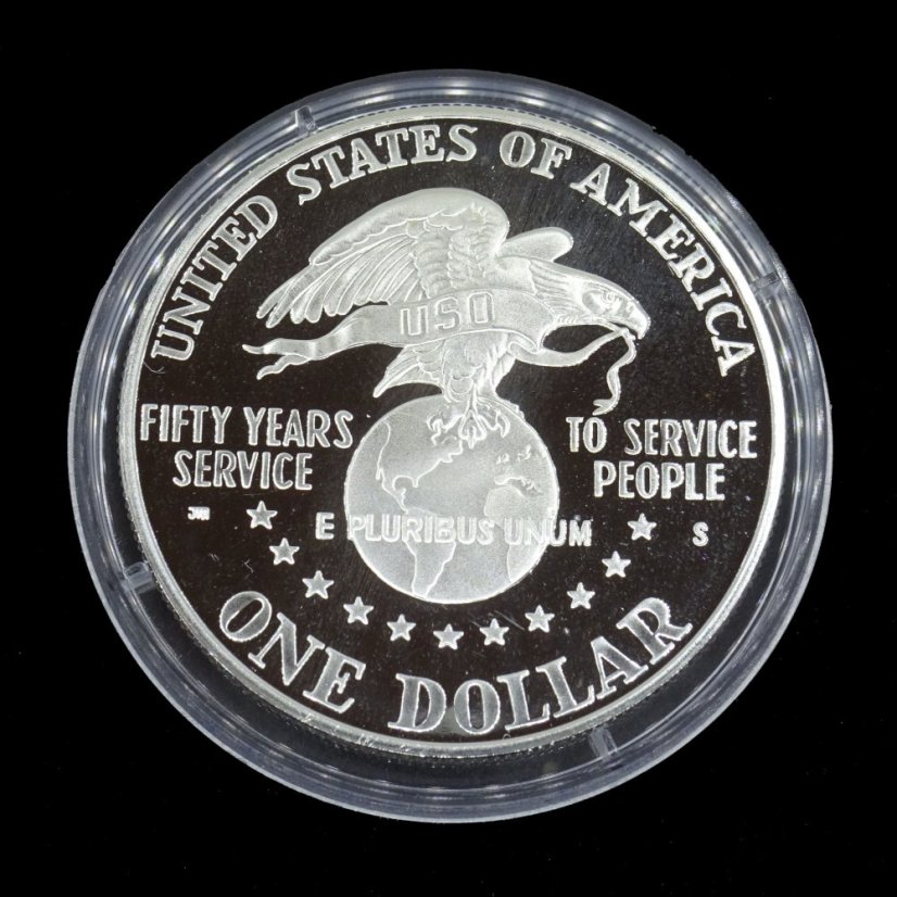 USA - 1 Dollar 1991 50th Anniversary - United Service Organizations