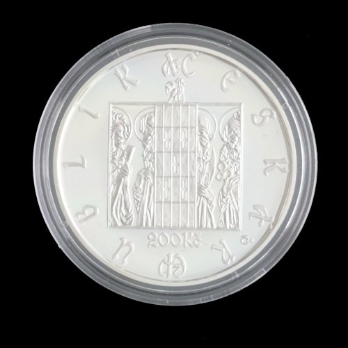 Stříbrná mince 200 Kč 2010 Sestrojení Staročeského orloje - Provedení: PROOF