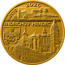 2026 - 5 000 Kč Jindřichův Hradec - Městské památkové rezervace Proof