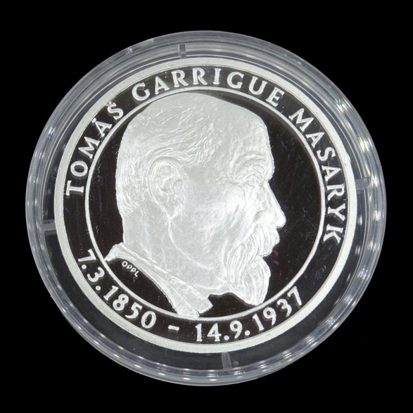 70 LET OD ÚMRTÍ TOMÁŠE GARRIGUE MASARYKA - STŘÍBRO PROOF