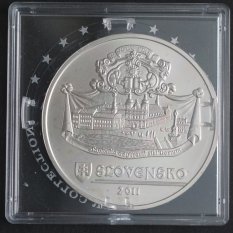 Stříbrná mince 20 Euro 2011 Pamiatková rezervácia Trnava
