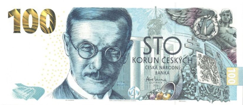 Česká republika - 100 korun 2026 Vilém Pospíšil