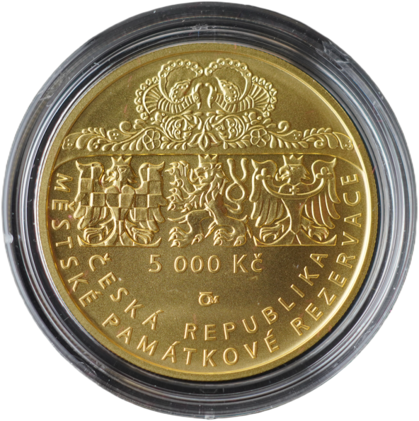 Zlatá mince 5000 Kč 2025 Štramberk - type: Standard