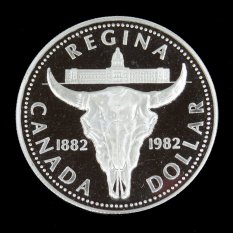 Kanada 1 Dollar 1982 100. výročí Reginy