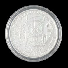 Stříbrná mince 200 Kč 2010 Sestrojení Staročeského orloje