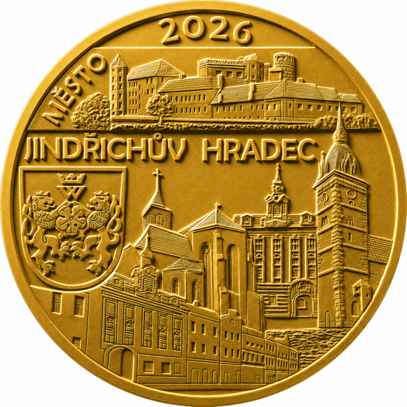 2026 - 5 000 Kč Jindřichův Hradec - Městské památkové rezervace Standard